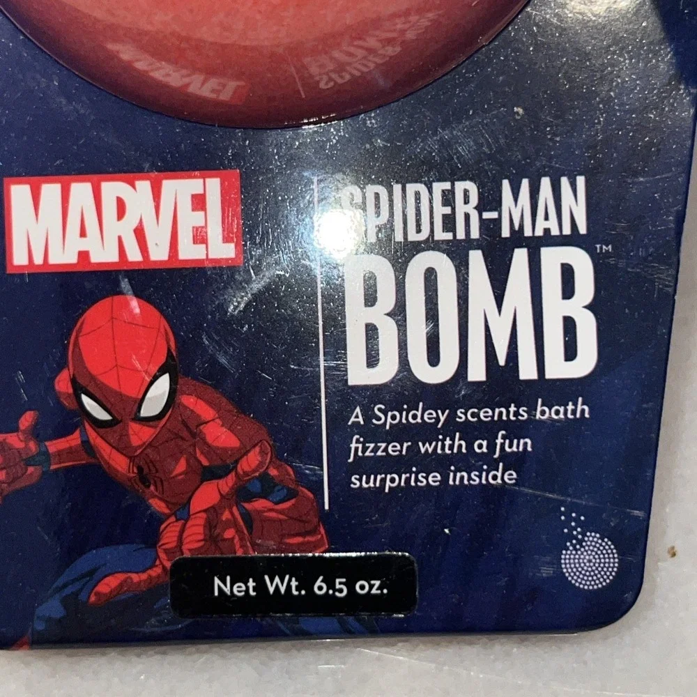 Da Bomb Spider-Man Bath Bomb 3 Pack Spidey Scents Bath Fizzer w/ Surprise Inside